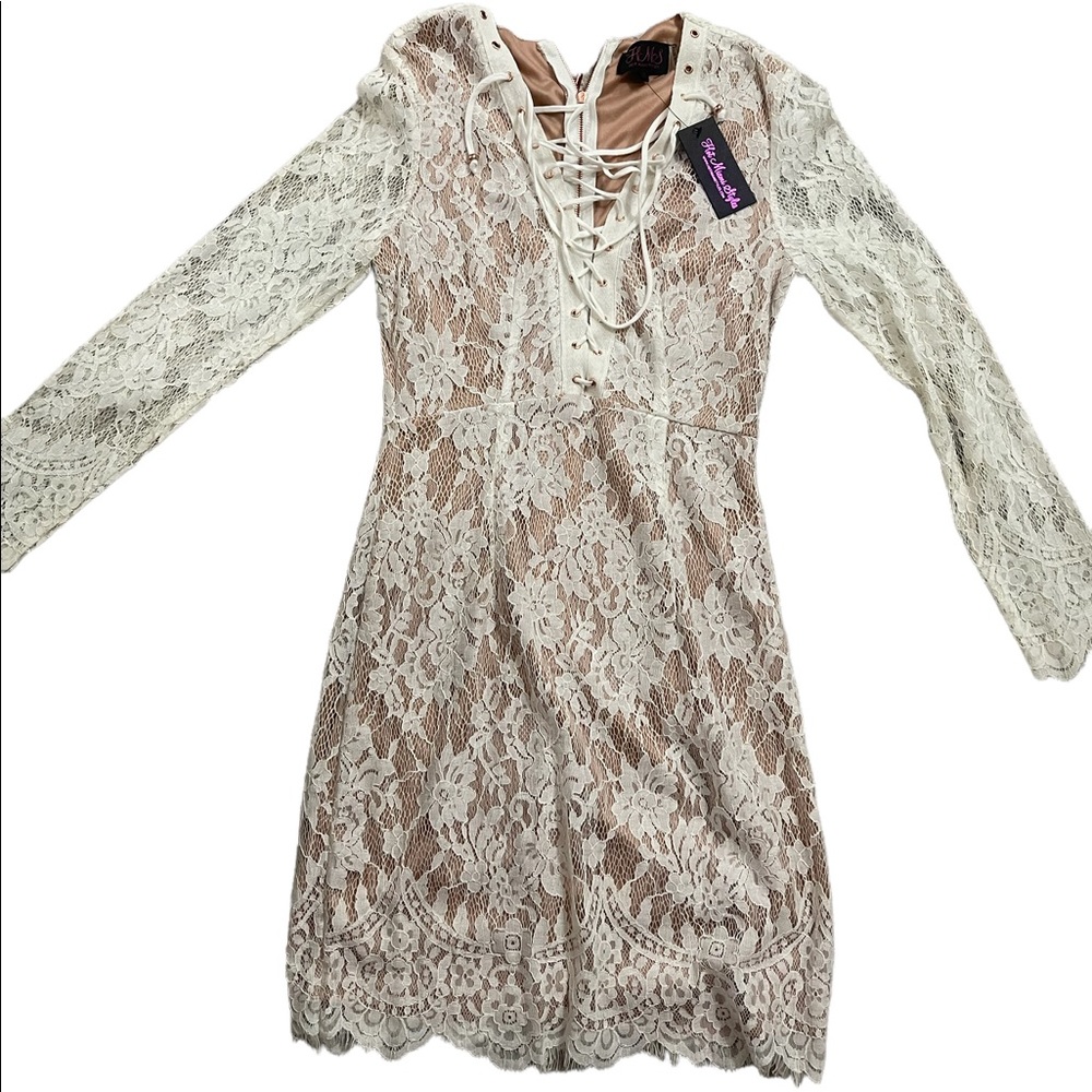 Long sleeve floral dress